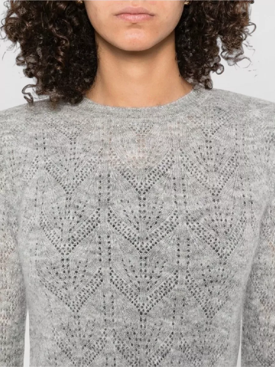 P.a.r.o.s.h. Alpaca Wool Fine-Knit Sweatshirt