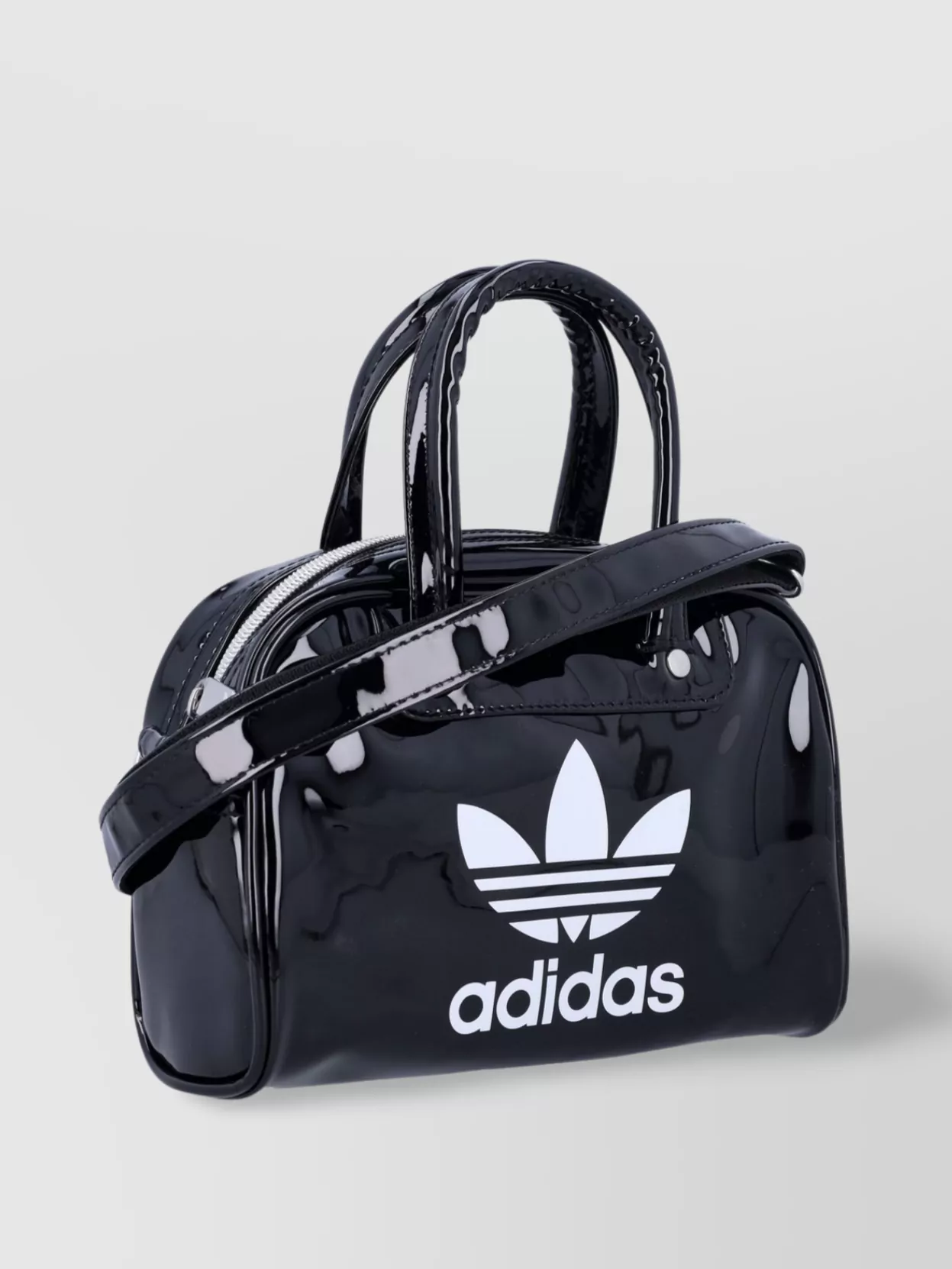 Adidas Originals Glossy Finish Mini Bowling Bag With Top Handles
