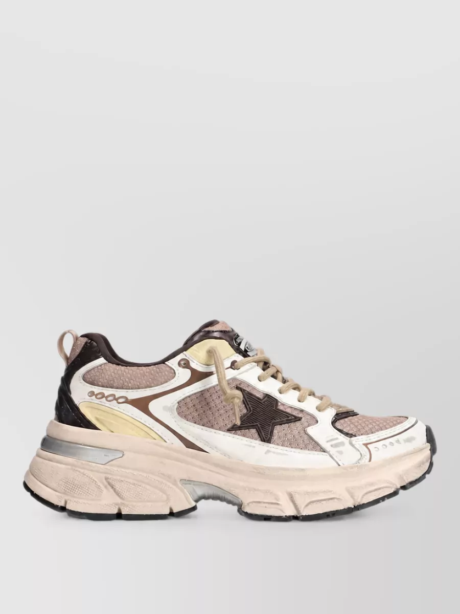 Golden Goose Leather Low-Top Sneakers