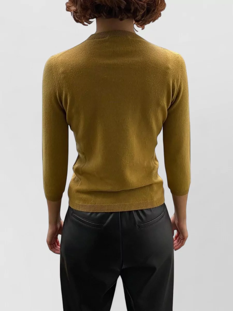 La Rose Cashmere 3/4-Sleeve Jumper