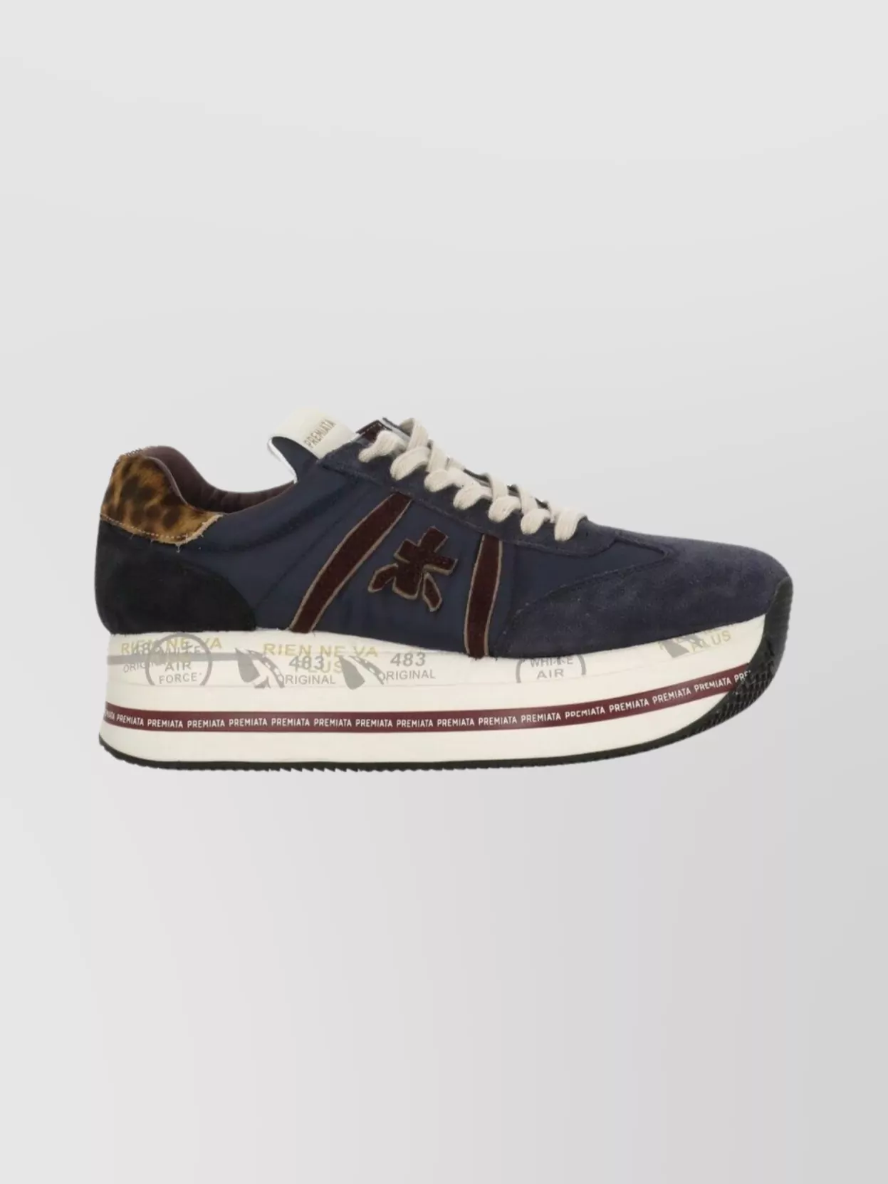 Premiata Women's Round Toe Low Sneakers