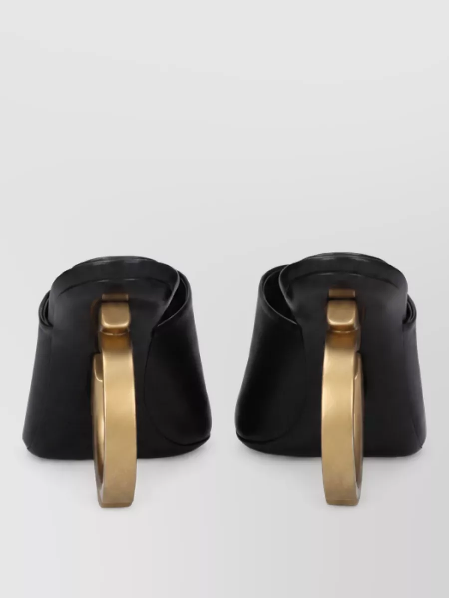 Ferragamo Leather Mules