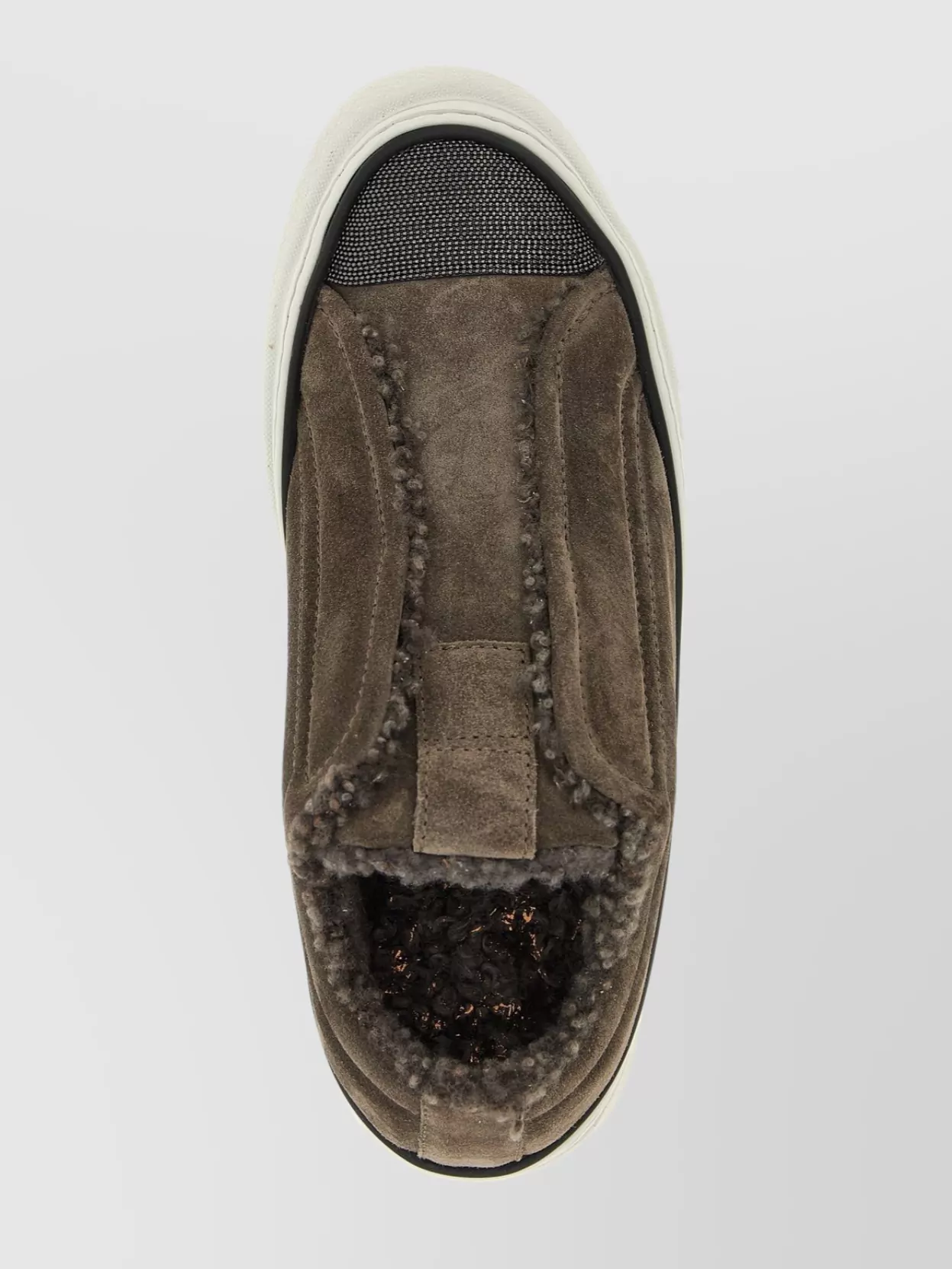 Brunello Cucinelli Round-toe Low-top Casual Shoes In Brown