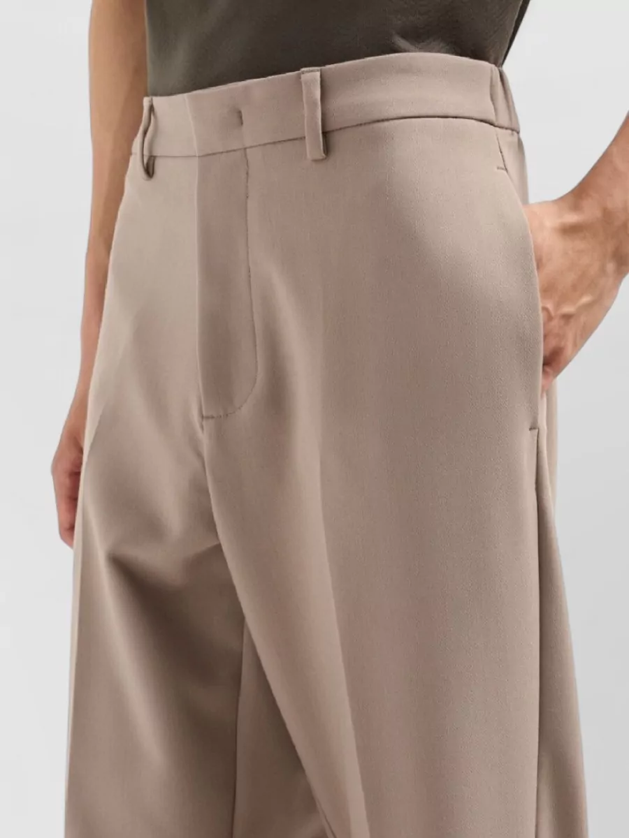 Emporio Armani Regular-Fit Straight-Leg Trousers