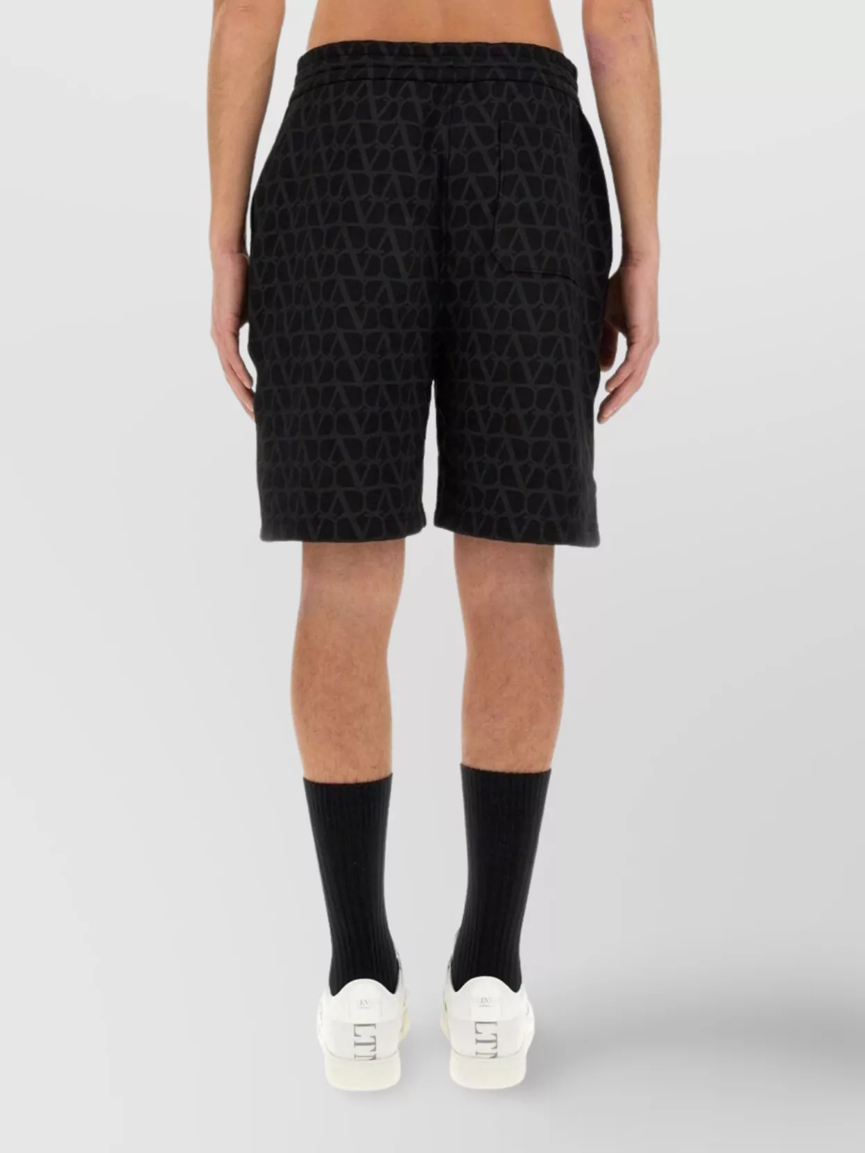 Valentino Geometric Pattern Knee Length Shorts