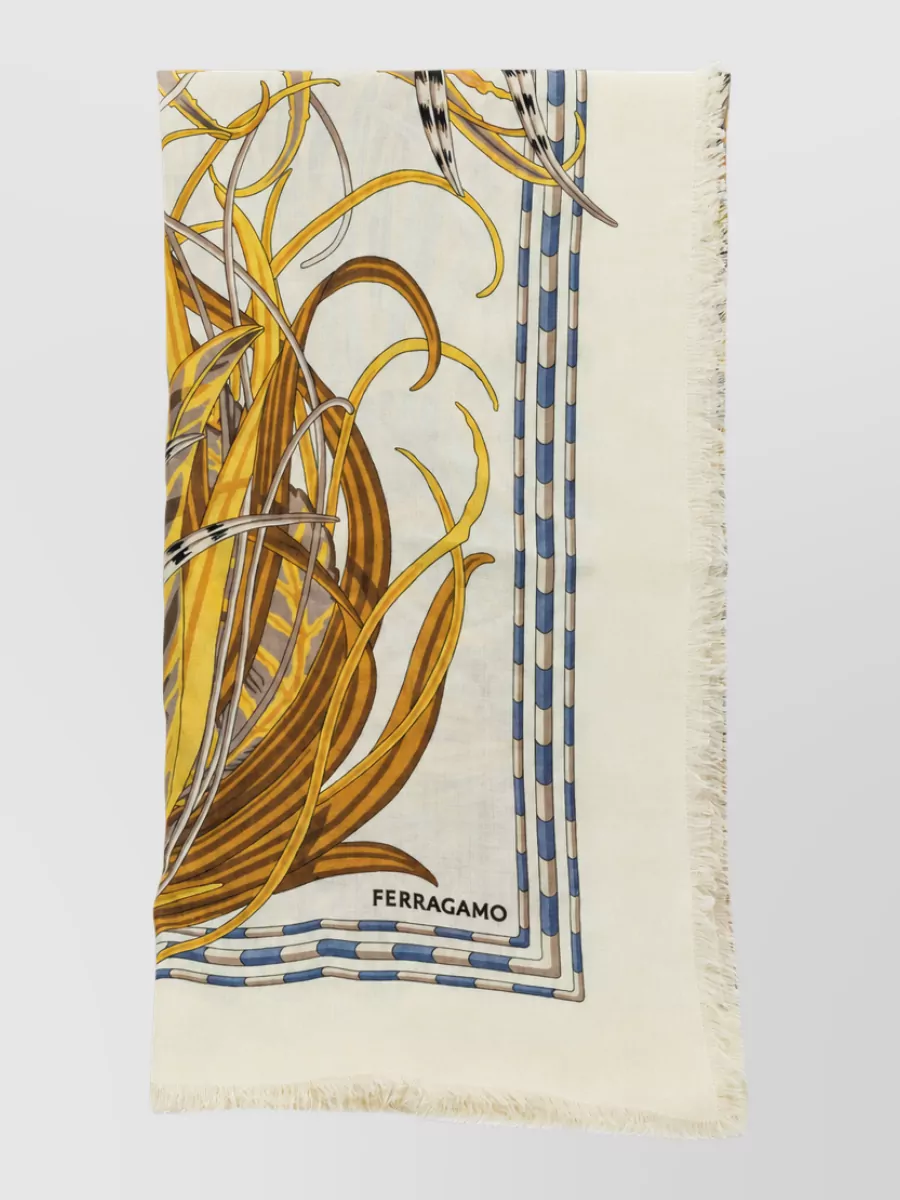 Ferragamo cashmere silk scarf