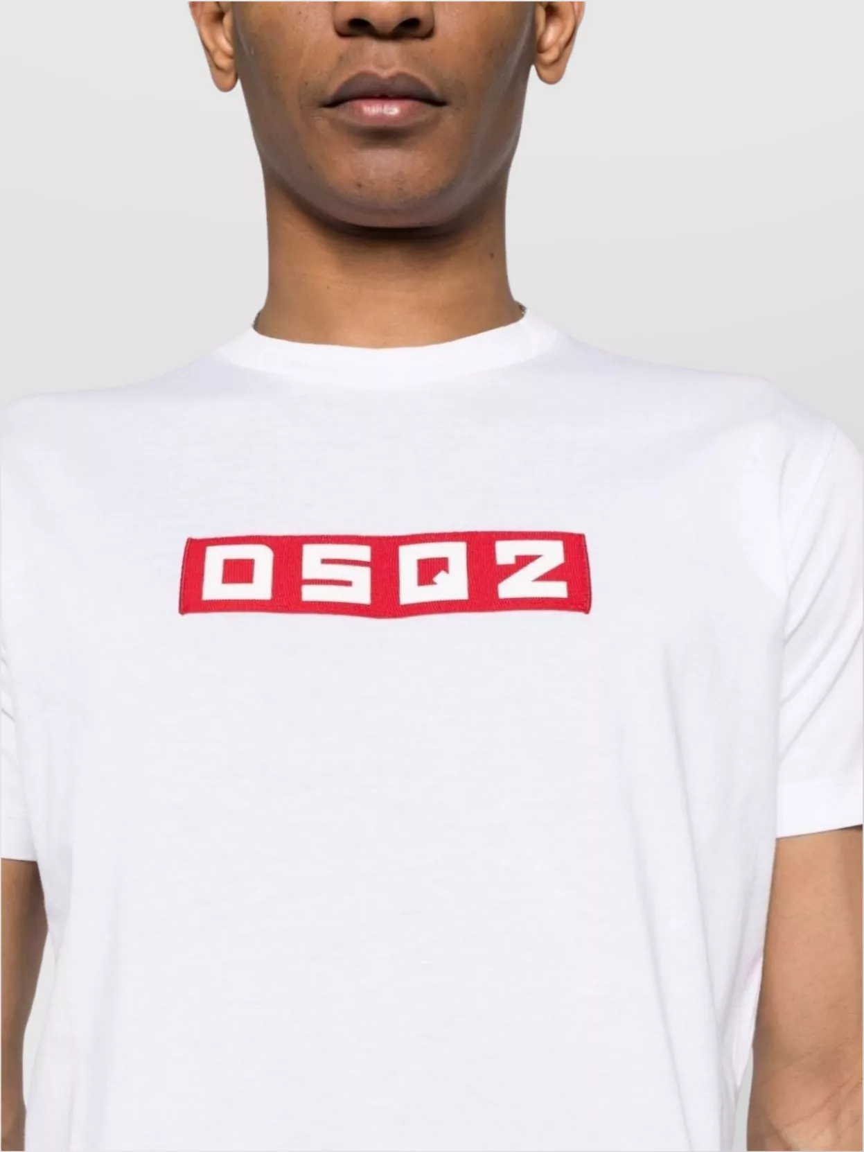 Dsquared2 Logo Appliqué Crew Neck Jersey T-Shirt