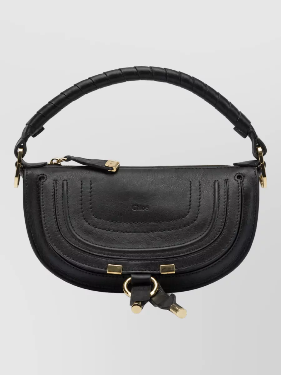 Chloé Marcie Leather Clutch Bag