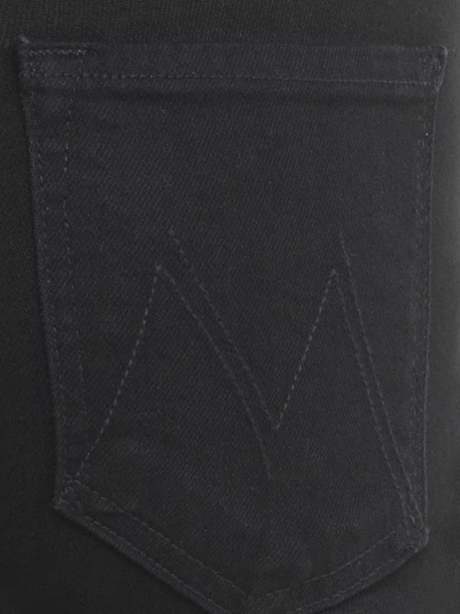 Mother Flared Cotton Jeans Straight Leg Trousers