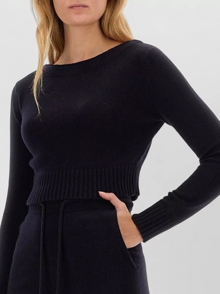 Max Mara Cashmere Wool Long-Sleeve Shirt
