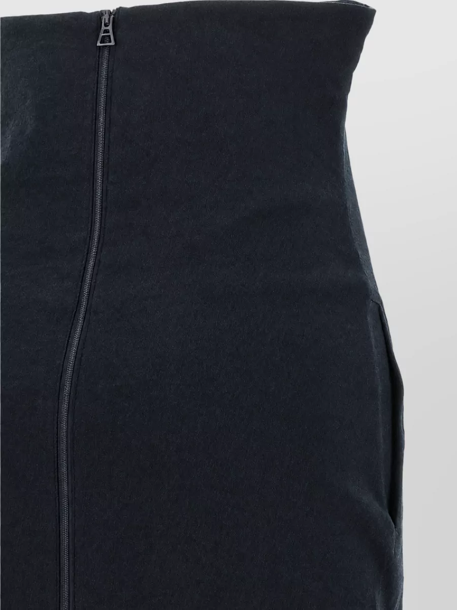 Issey Miyake Textured High-Rise Midi Skirt