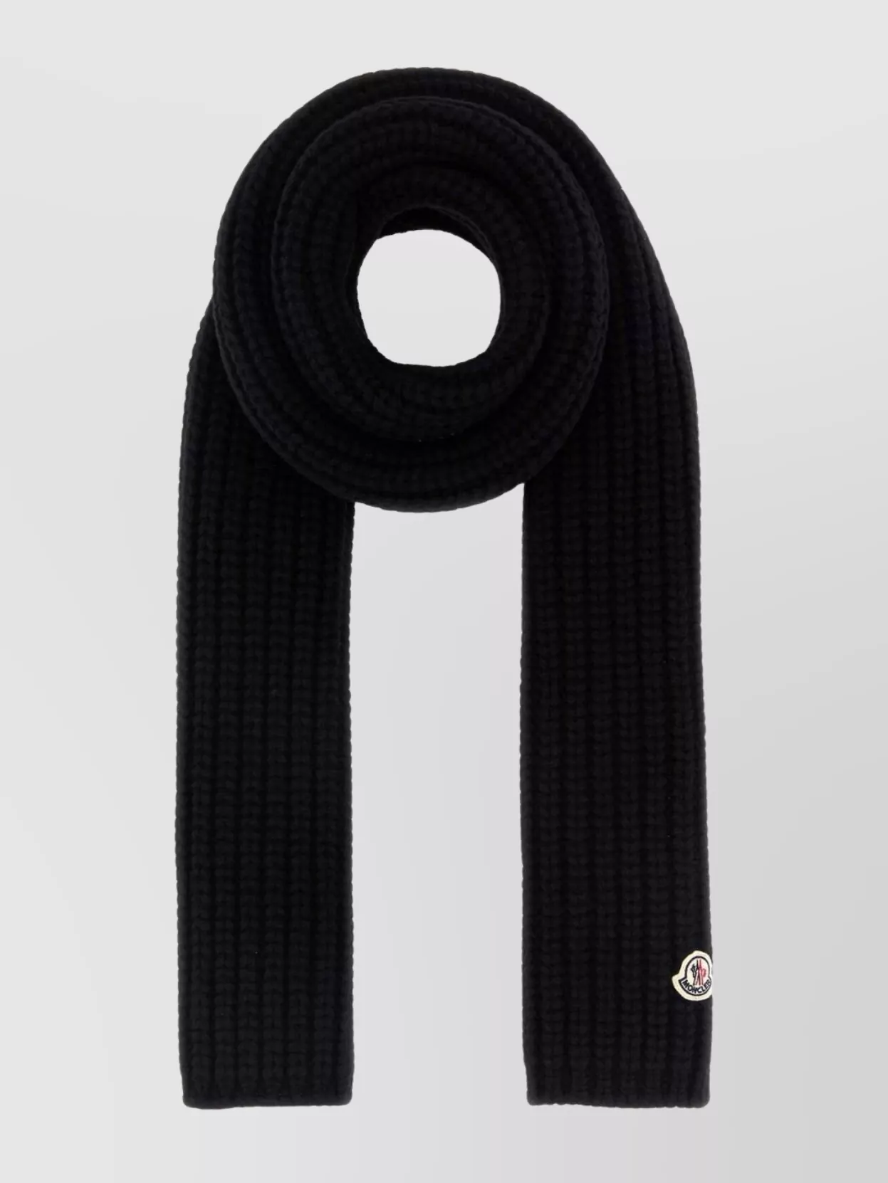 Moncler Textured Wool Blend Scarf Accessory
