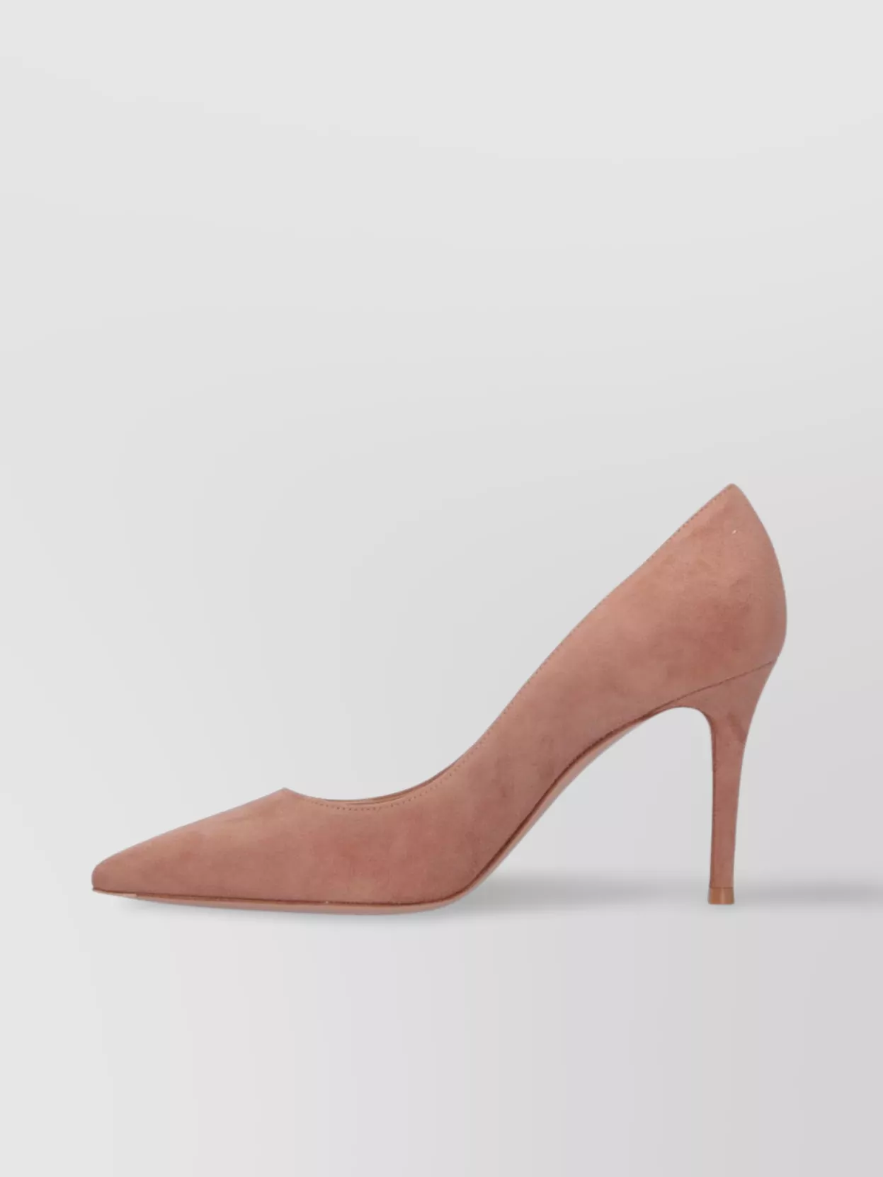 Gianvito Rossi Pointed Toe Suede Stiletto Heel Pumps