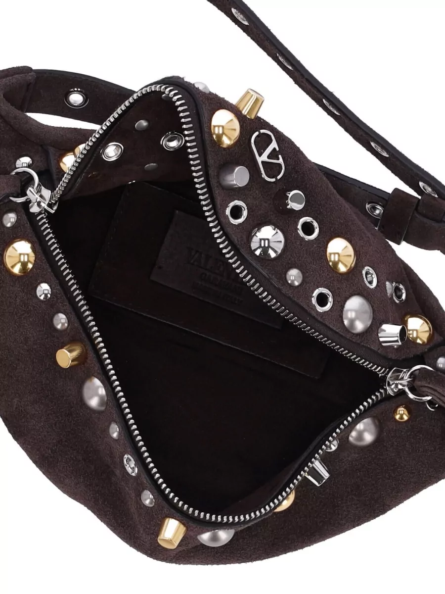Valentino Garavani Leather Studded Belt Bag