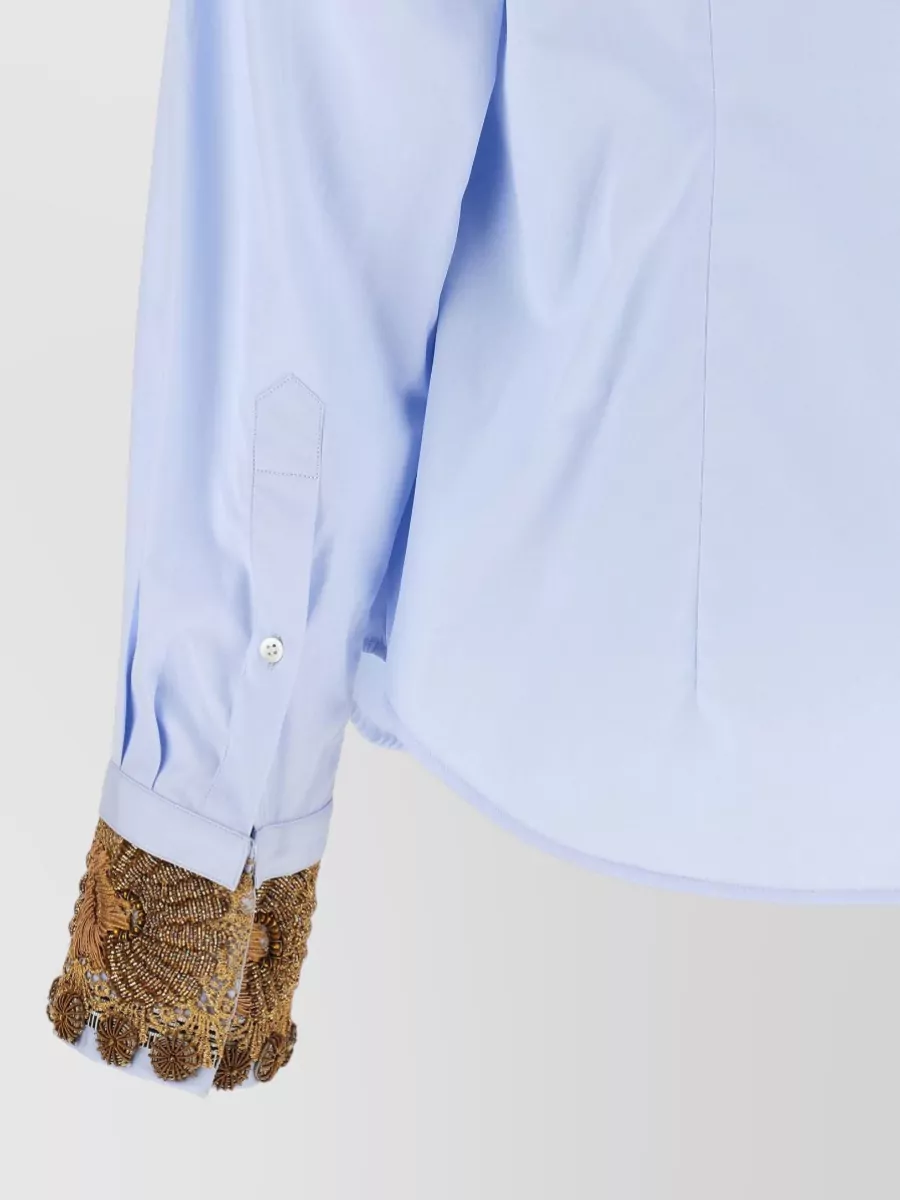 Dries Van Noten Cotton Embellished Shirt