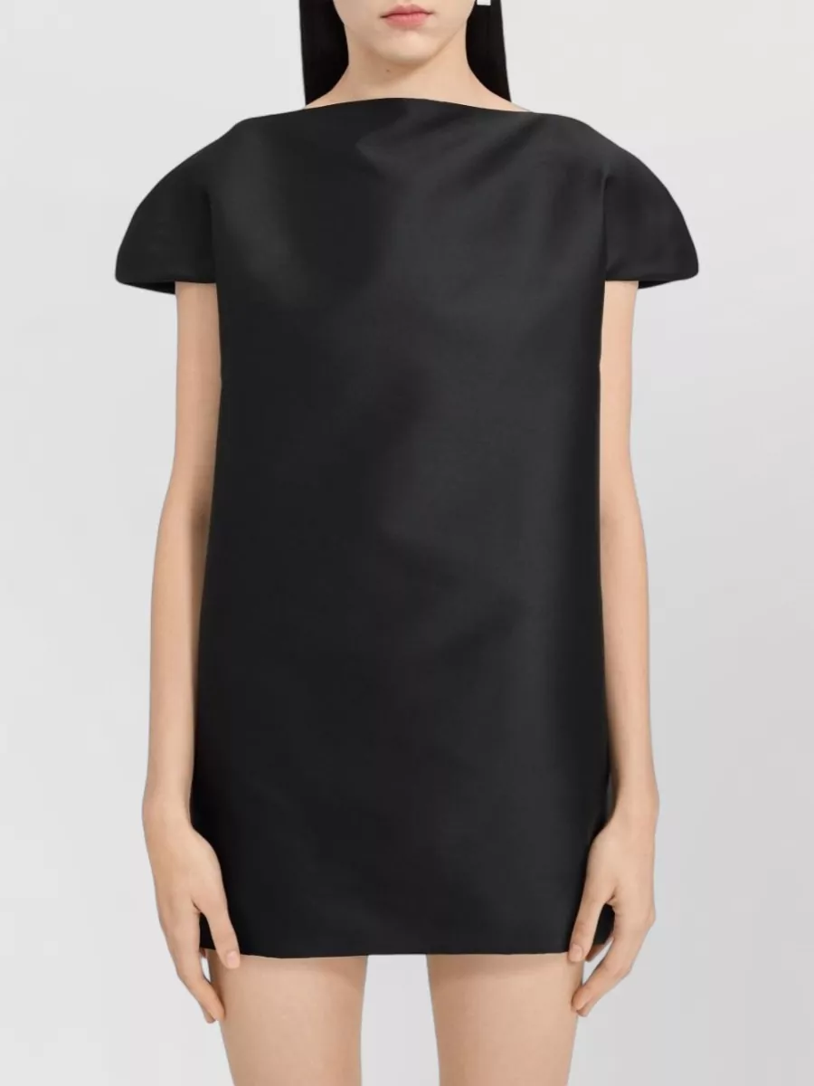Mm6 Maison Margiela Cutout Hooded Mini Dress