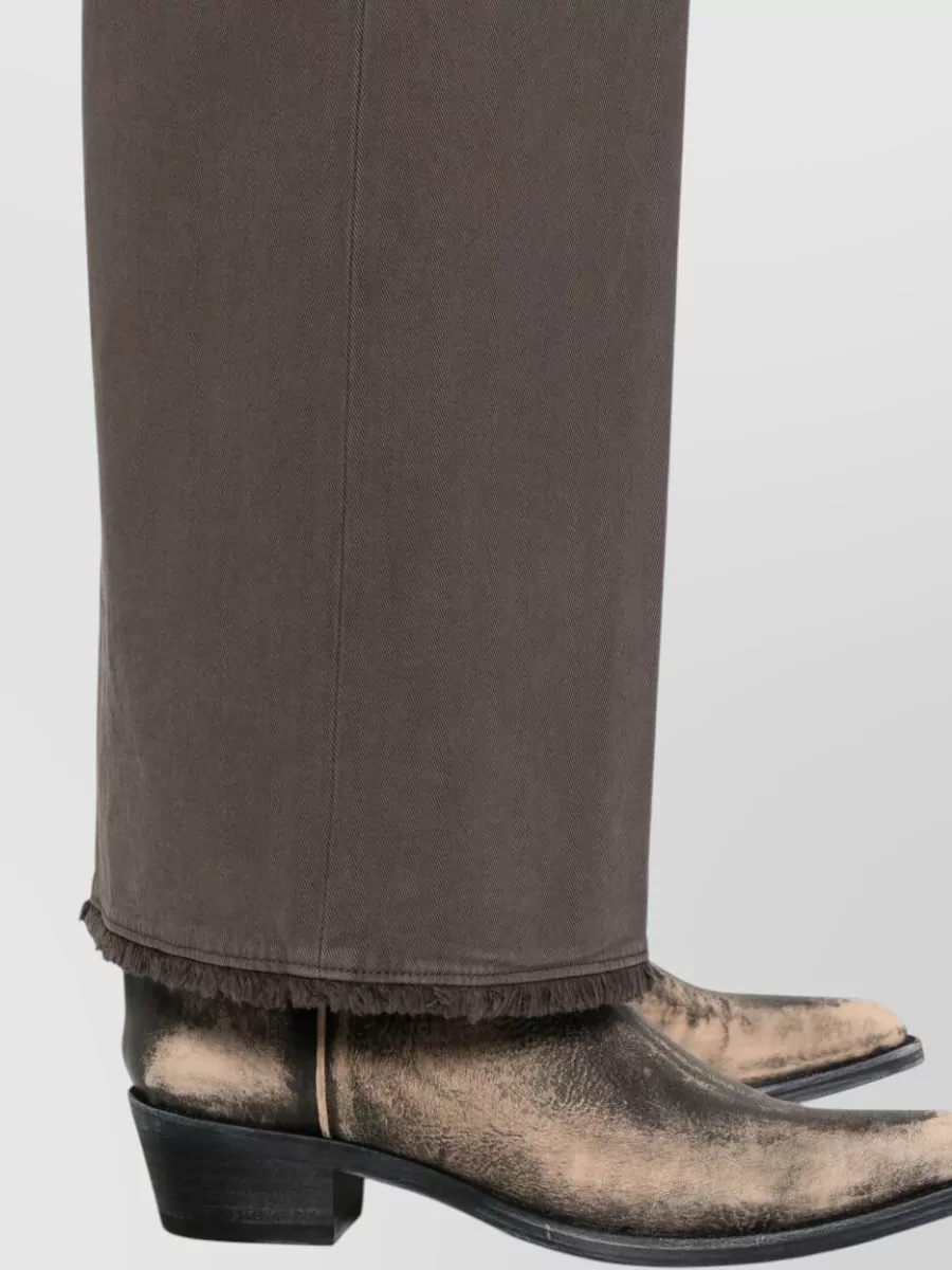 Via Masini 80 Cotton Wide-Leg Trousers