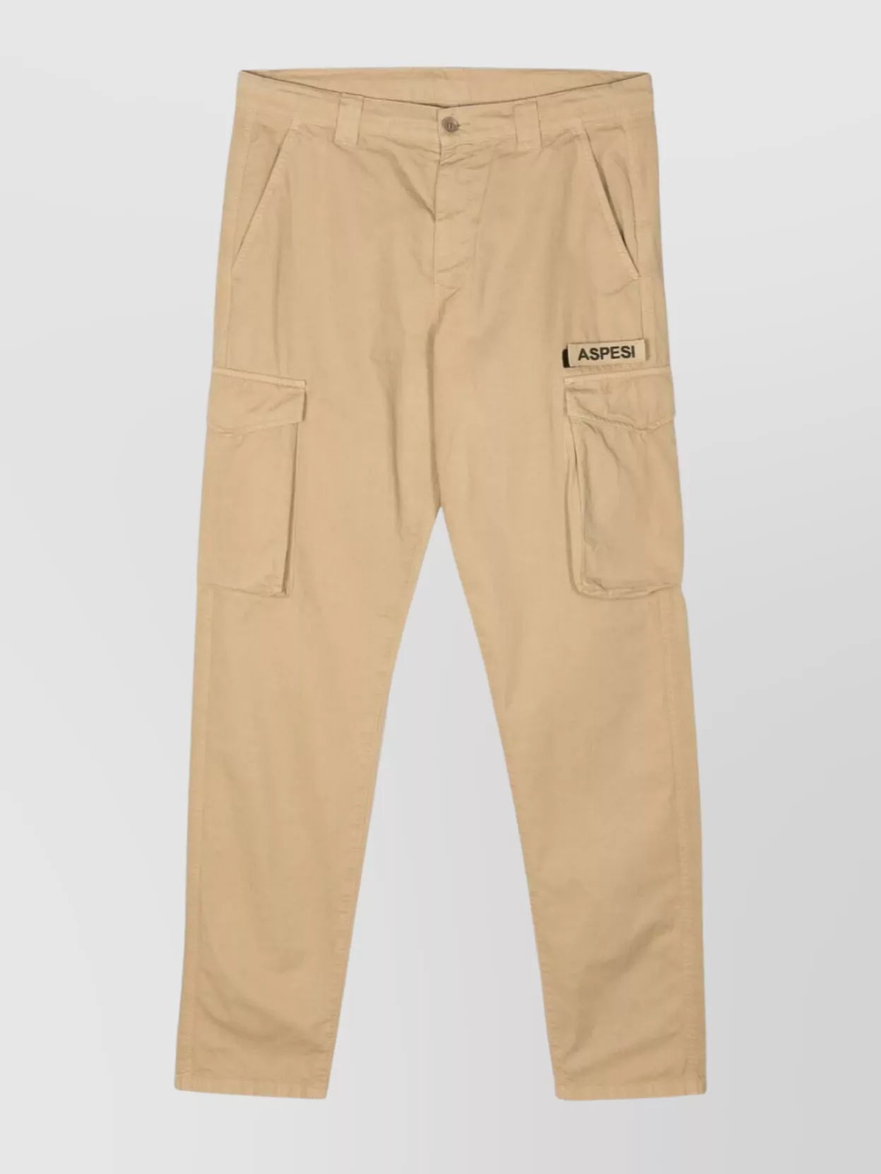 Aspesi Cargo Trousers Featuring Multiple Pockets In Neutral
