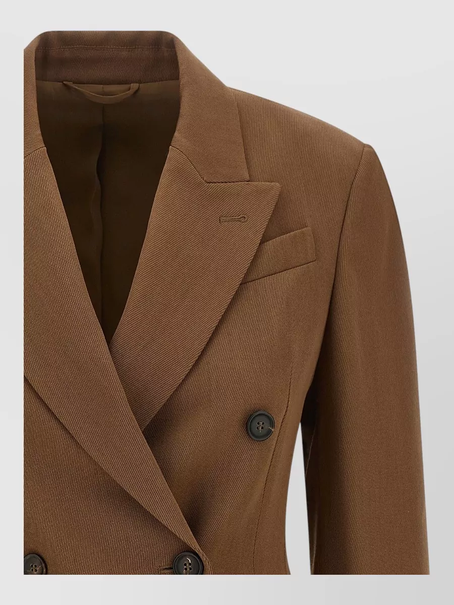 Brunello Cucinelli Virgin Wool Double-Breasted Blazer