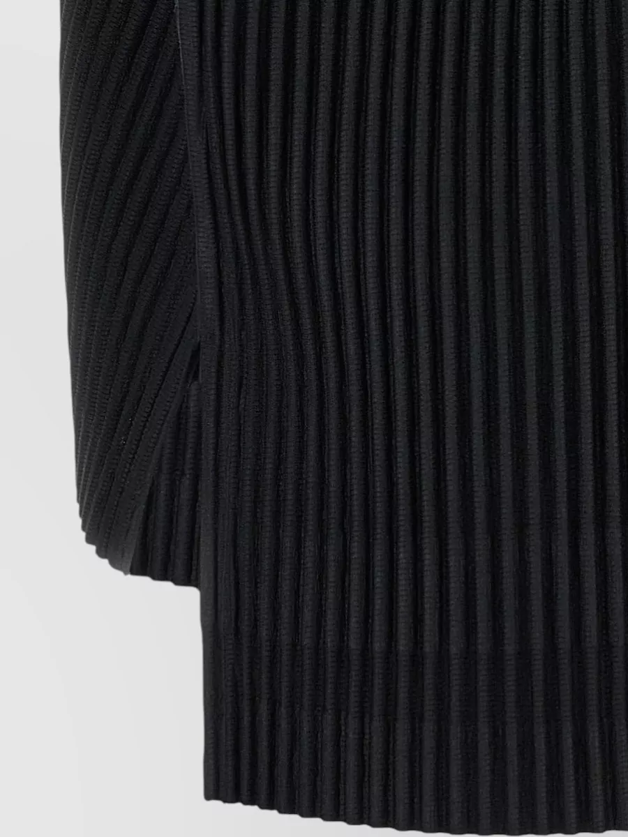 Homme Plisse Issey Miyake Polyester Ribbed Short-Sleeve Shirt
