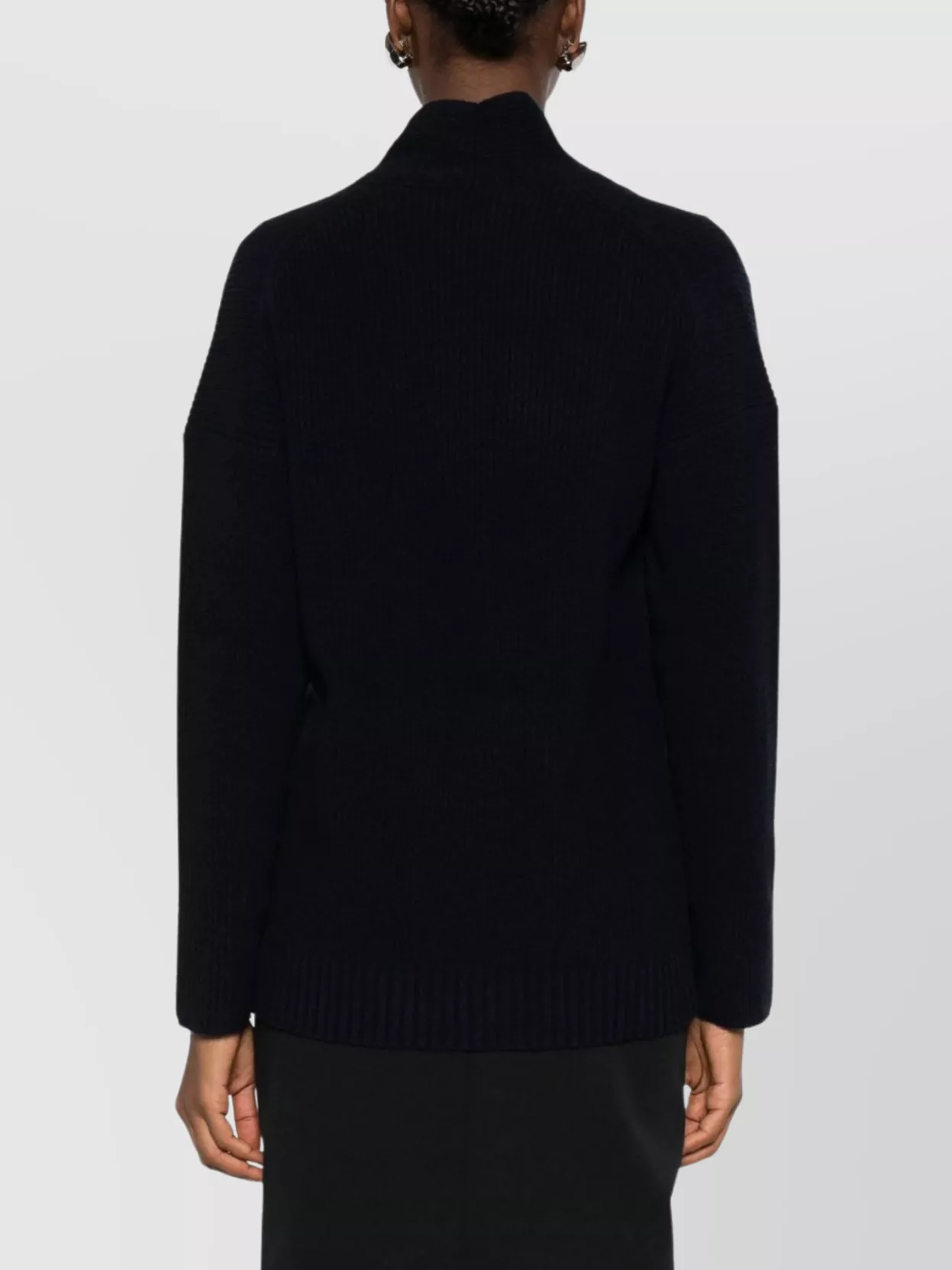 S Max Mara Double-Breasted Wool Cashmere Cardigan