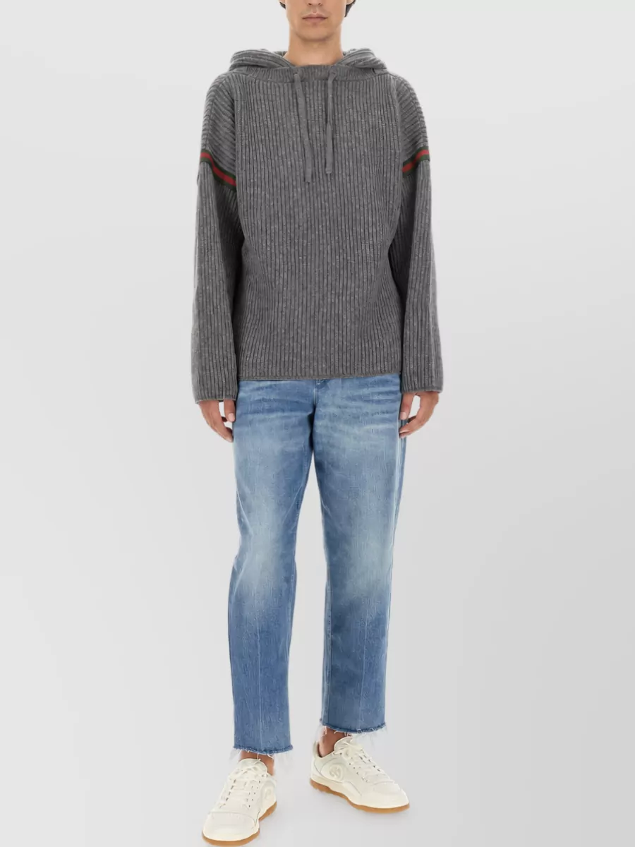 Gucci Cashmere Wool Hooded Jacket