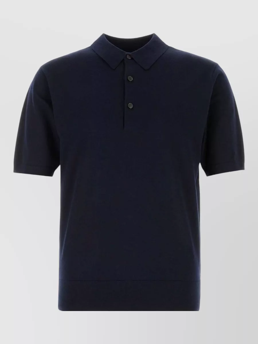 Dries Van Noten merino wool polo shirt