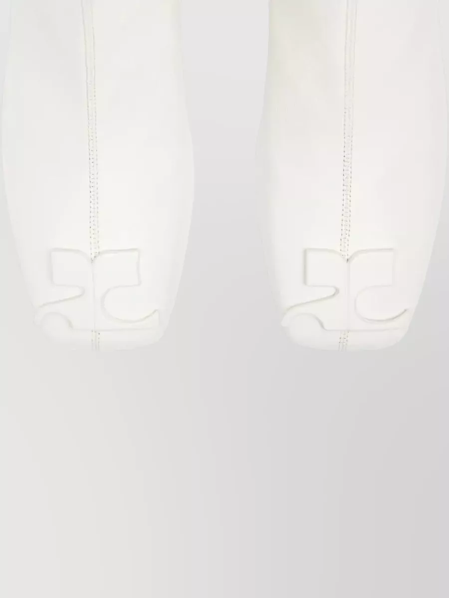 Courrèges Ankle Length Block Heel Boots