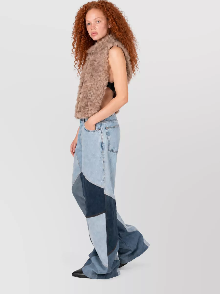 Niccolò Pasqualetti Faux Astrakhan Vest Top