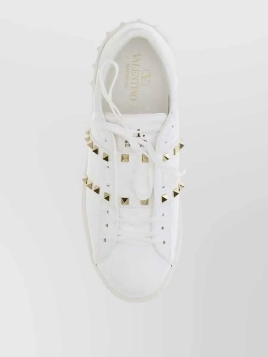 Valentino Garavani Calf Leather Low-Top Sneakers