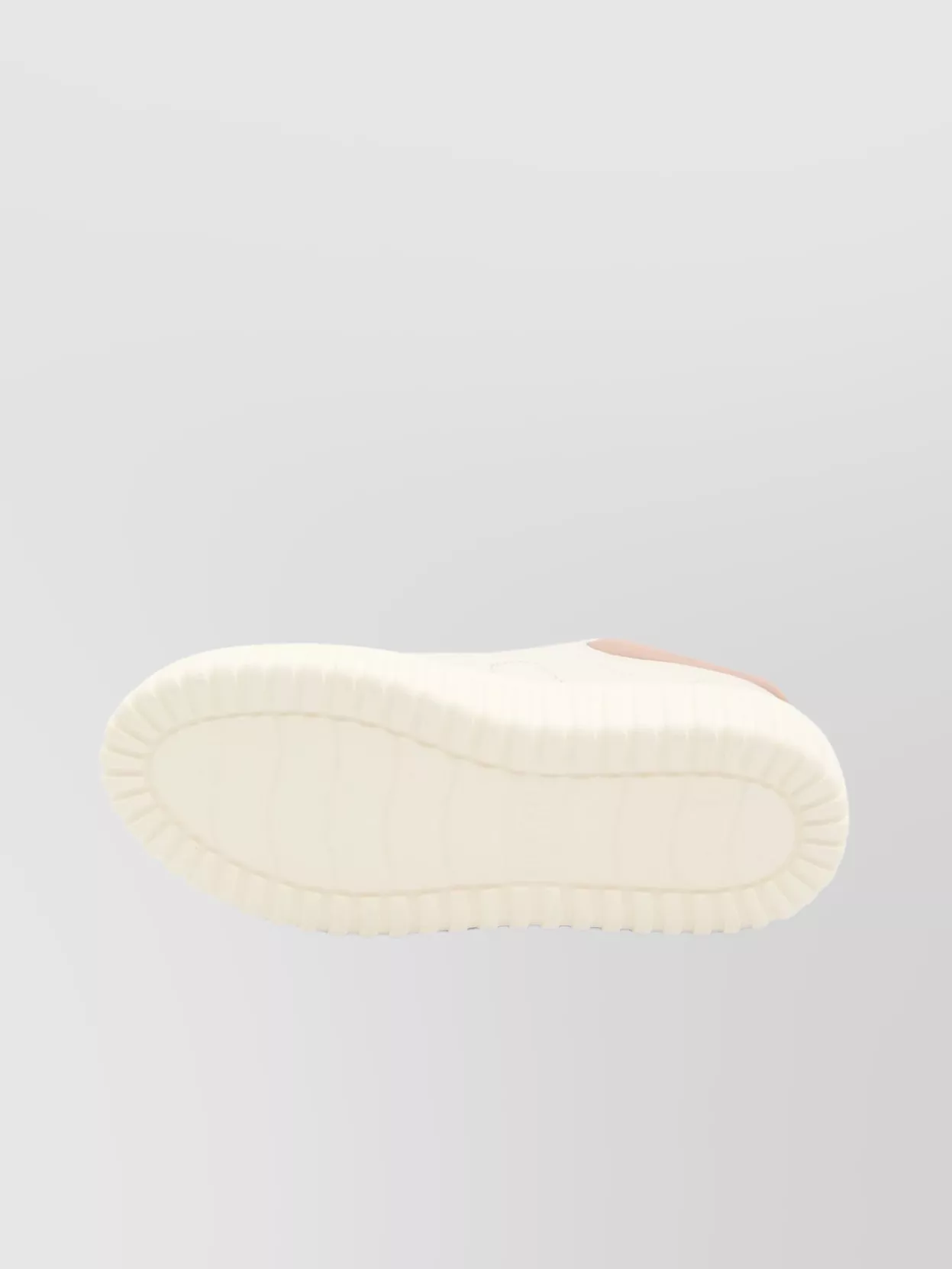 Hogan Striped Leather Sneakers With Padded Heel In White