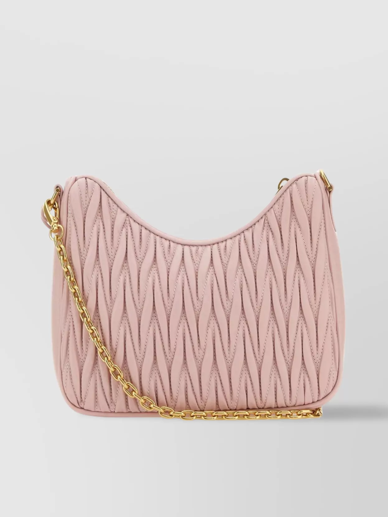 Miu Miu Leather Shoulder Bag Chain Strap