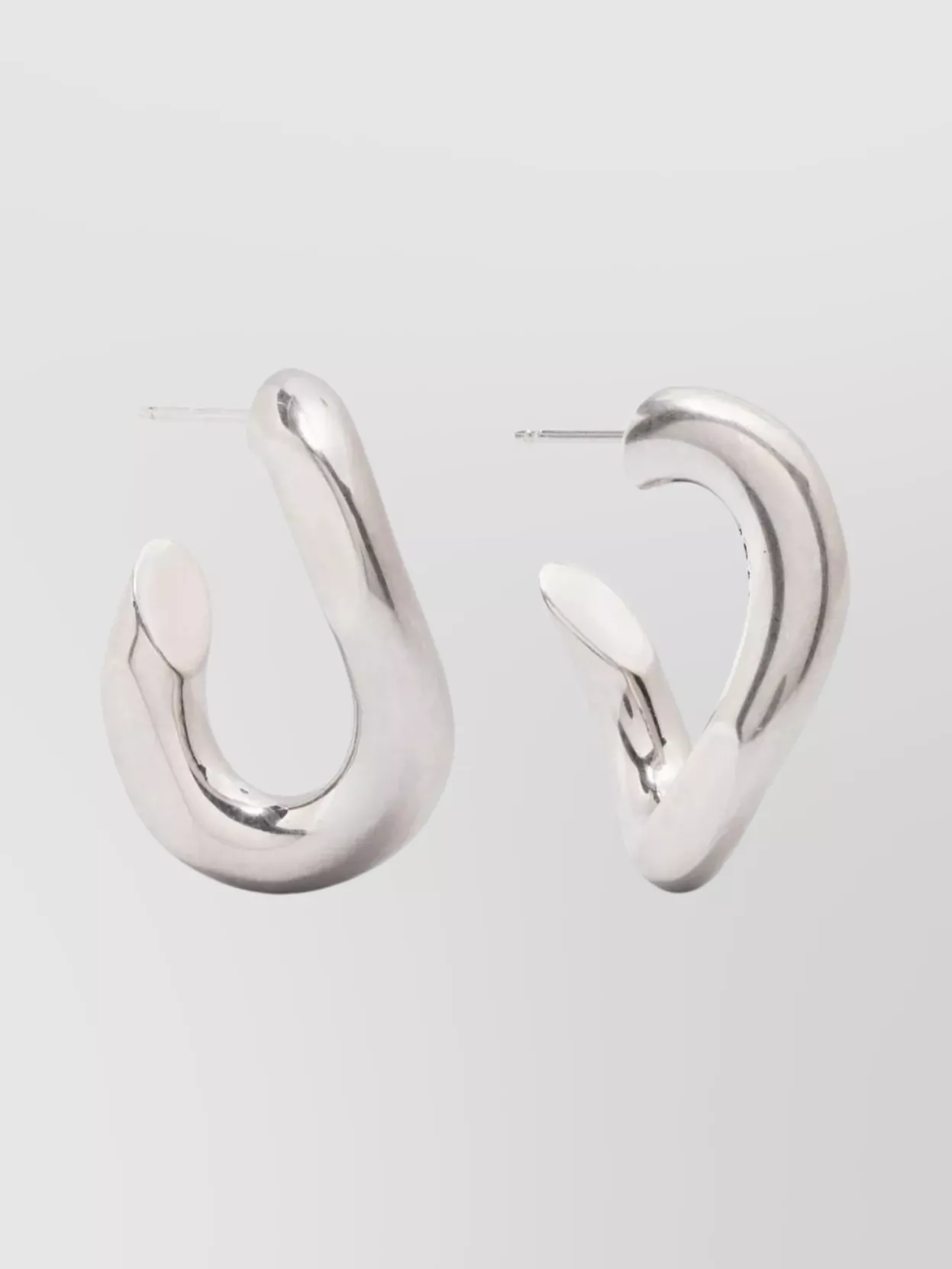 Isabel Marant Curved Hoops With Polished Finish Earrings