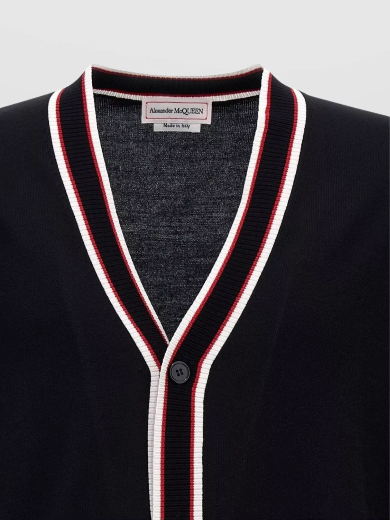Alexander Mcqueen Alexander Mc Queen Black Wool Cardigan