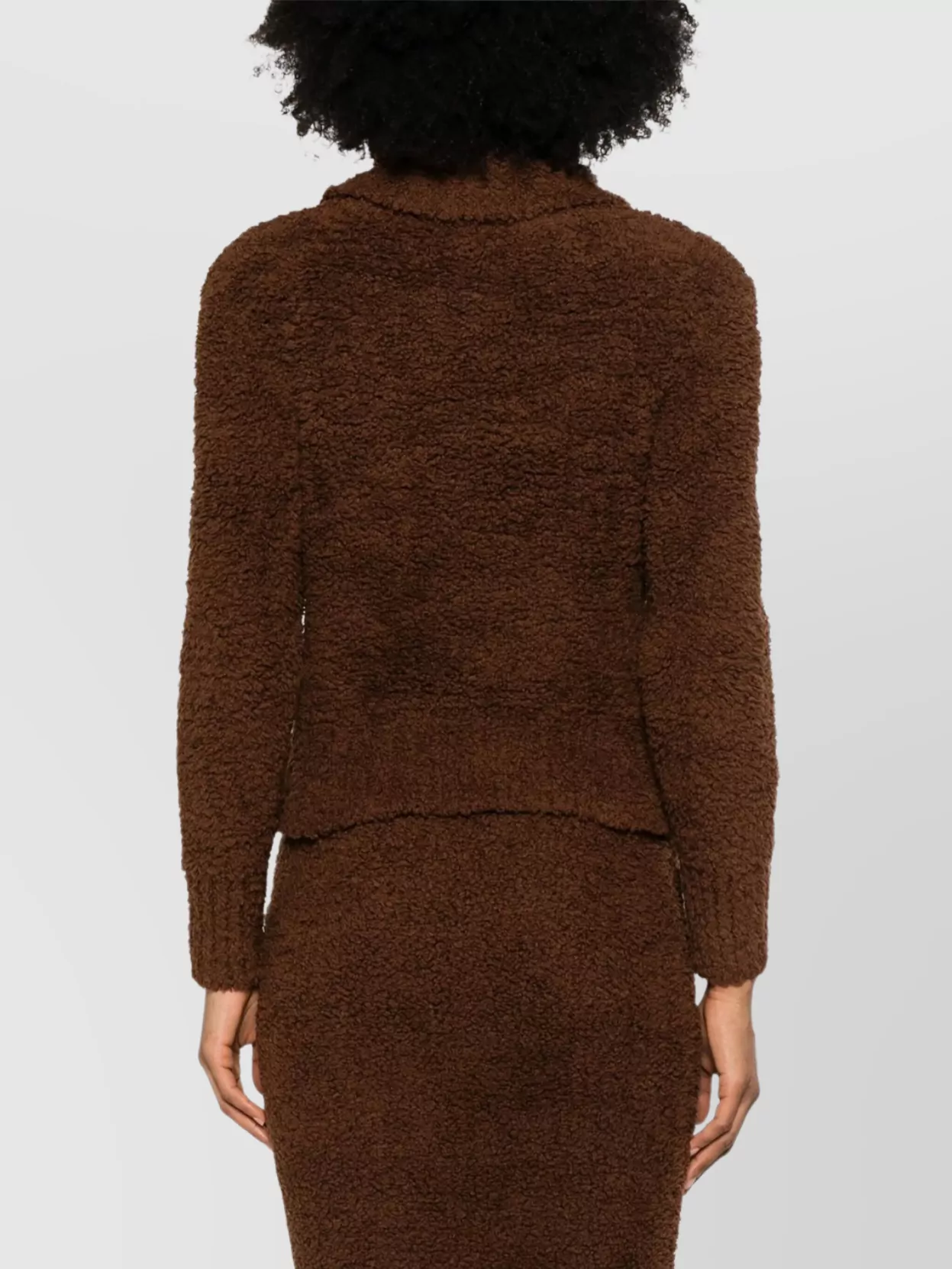 SELF-PORTRAIT COZY HIGH NECK TURTLENECK KNIT SWEATER