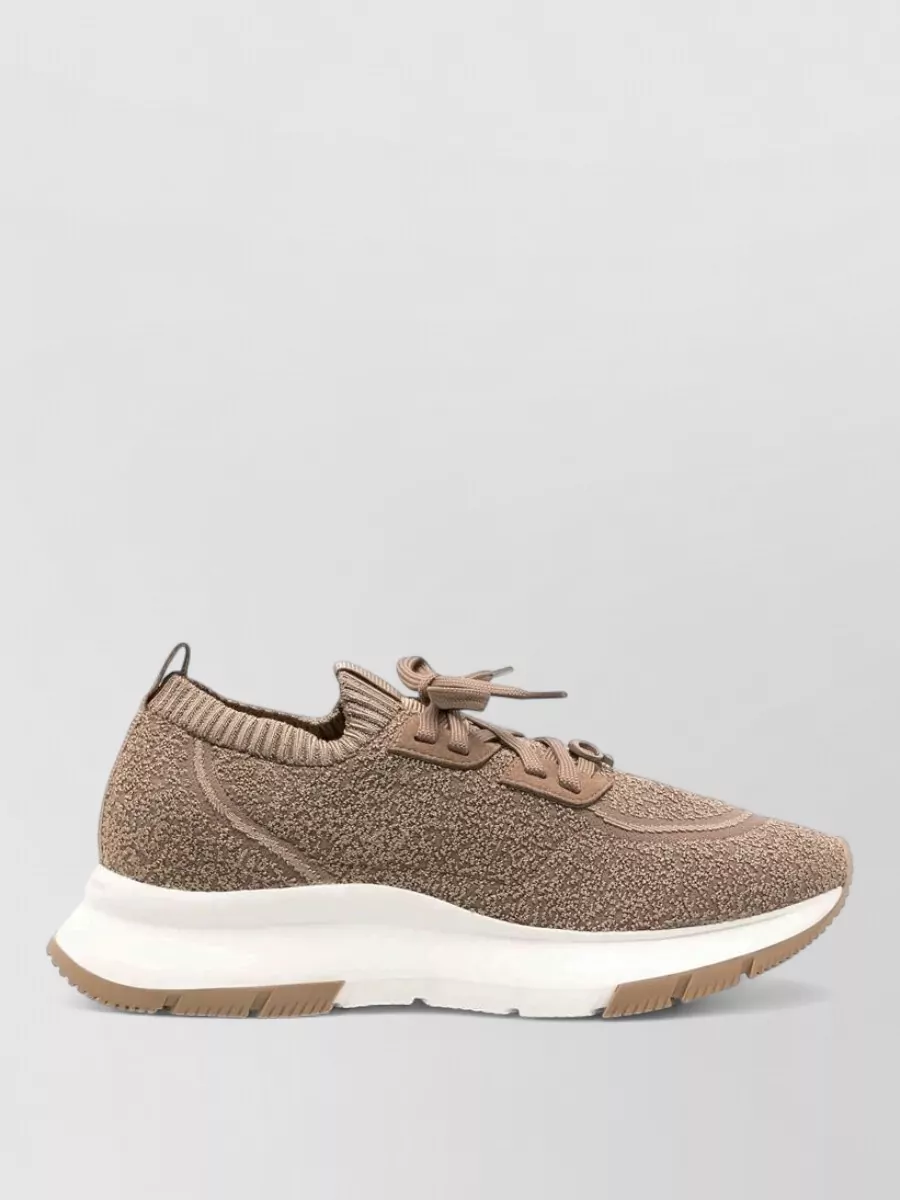 Gianvito Rossi Fabric Lace-Up Sneakers
