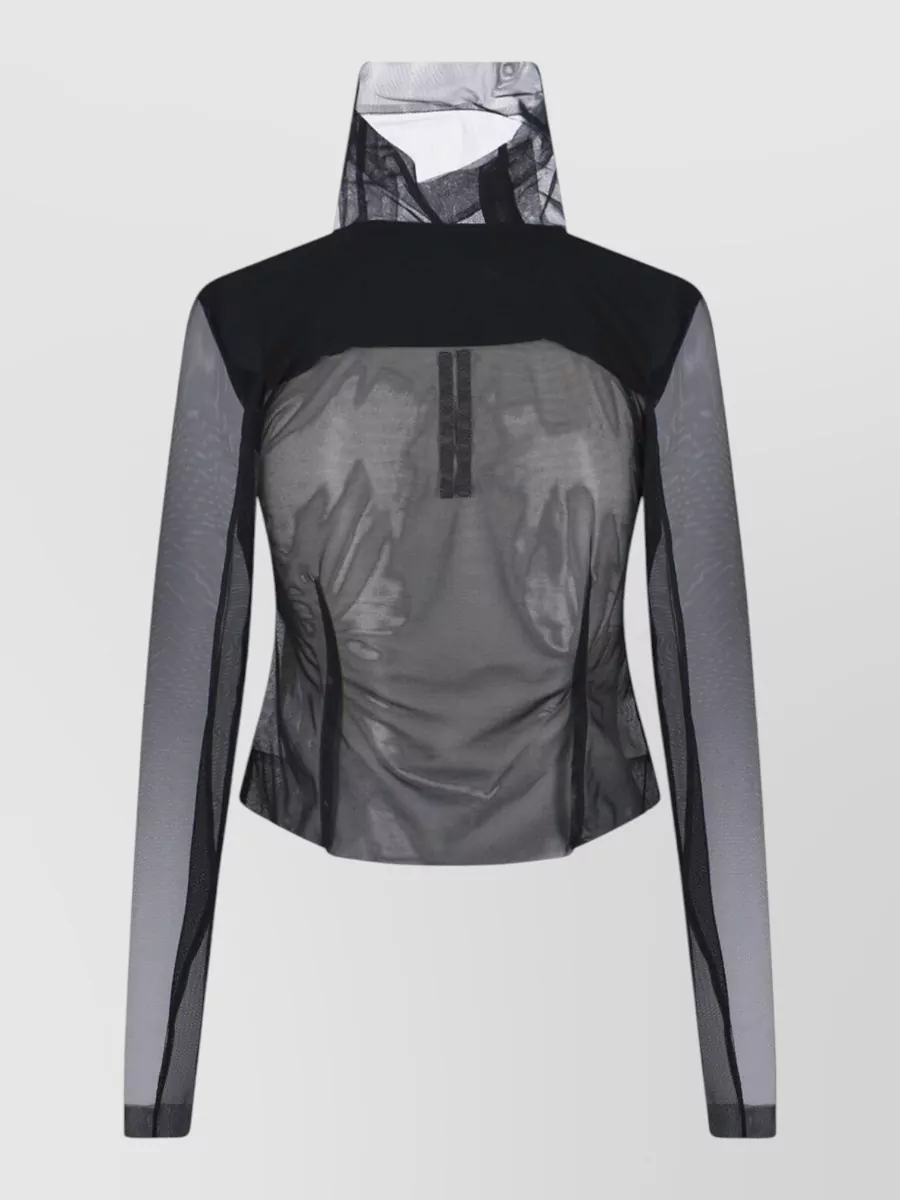 Rick Owens Long-Sleeve Blouse
