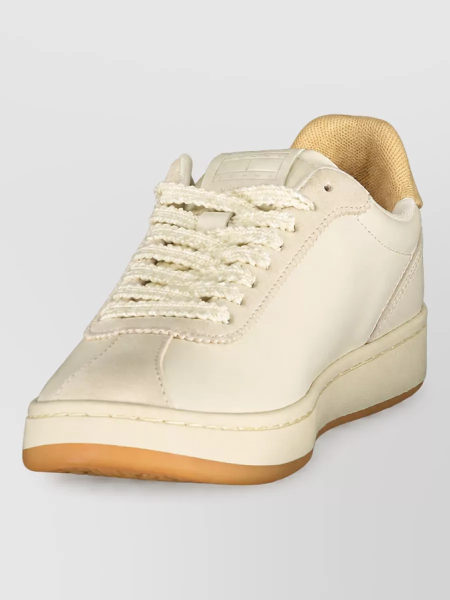 Tommy Hilfiger Leather Lace-Up Sneakers
