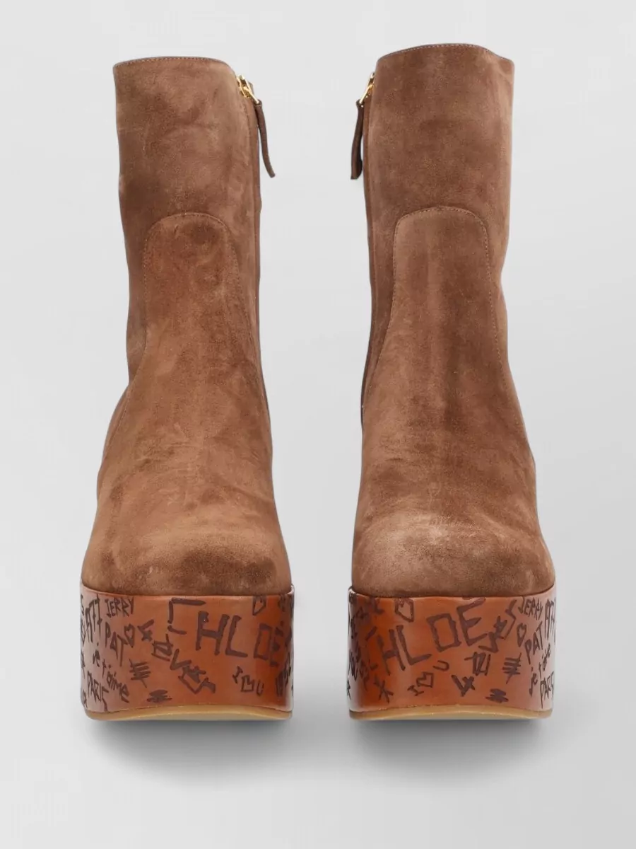 Chloé leather knee-high boots