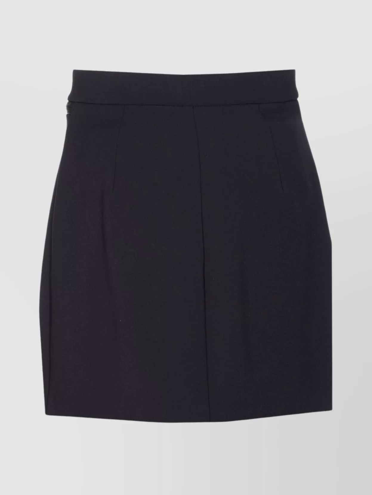Elisabetta Franchi Logo Mini Skirt Front Slit