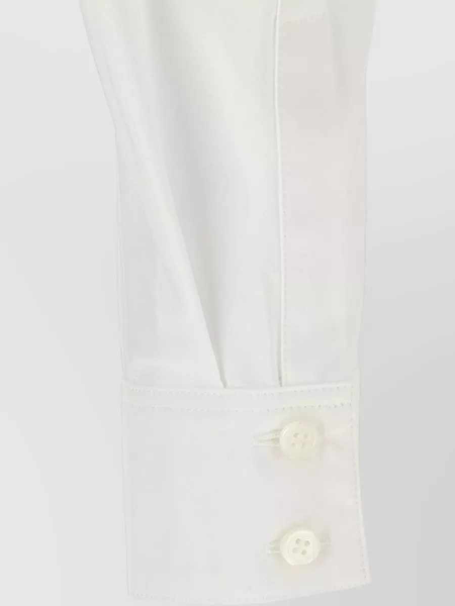 Jacquemus Cotton Cutout Long-Sleeve Shirt