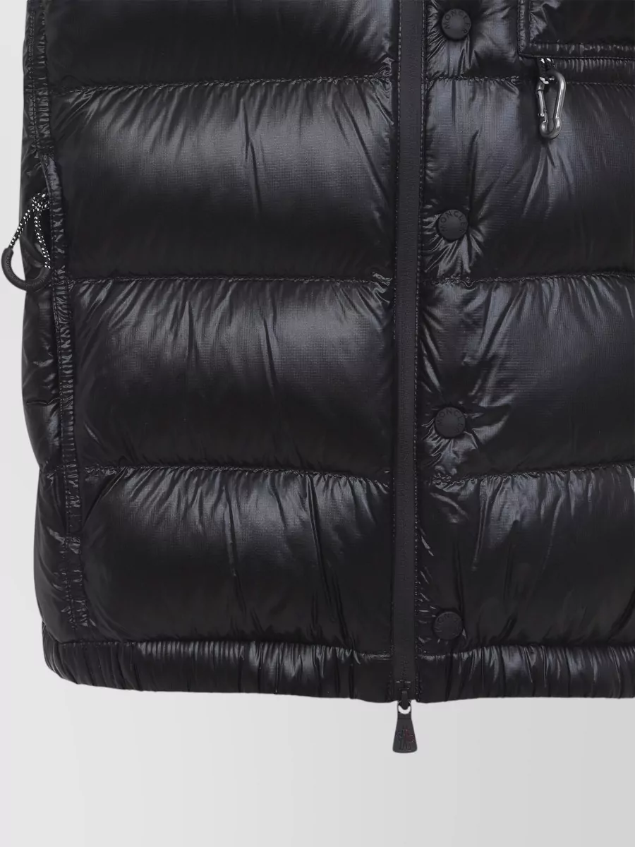 Moncler Grenoble Puffer Vest High Collar Chest Pocket