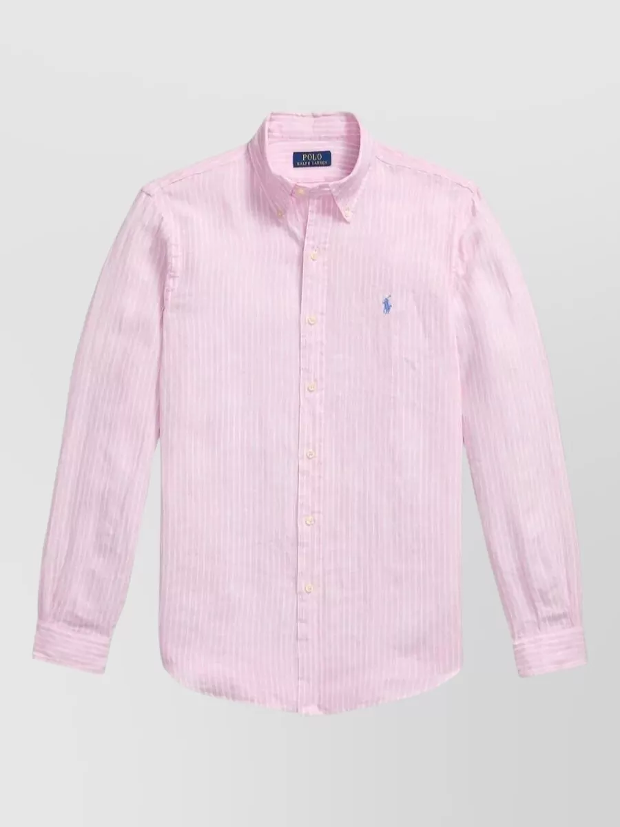 Polo Ralph Lauren Striped linen long-sleeve shirt
