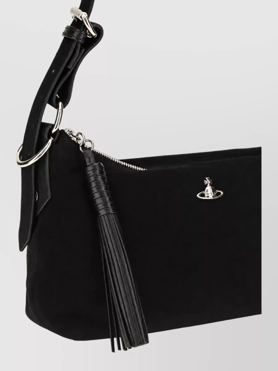 Vivienne Westwood Emma Suede Clutch Bag