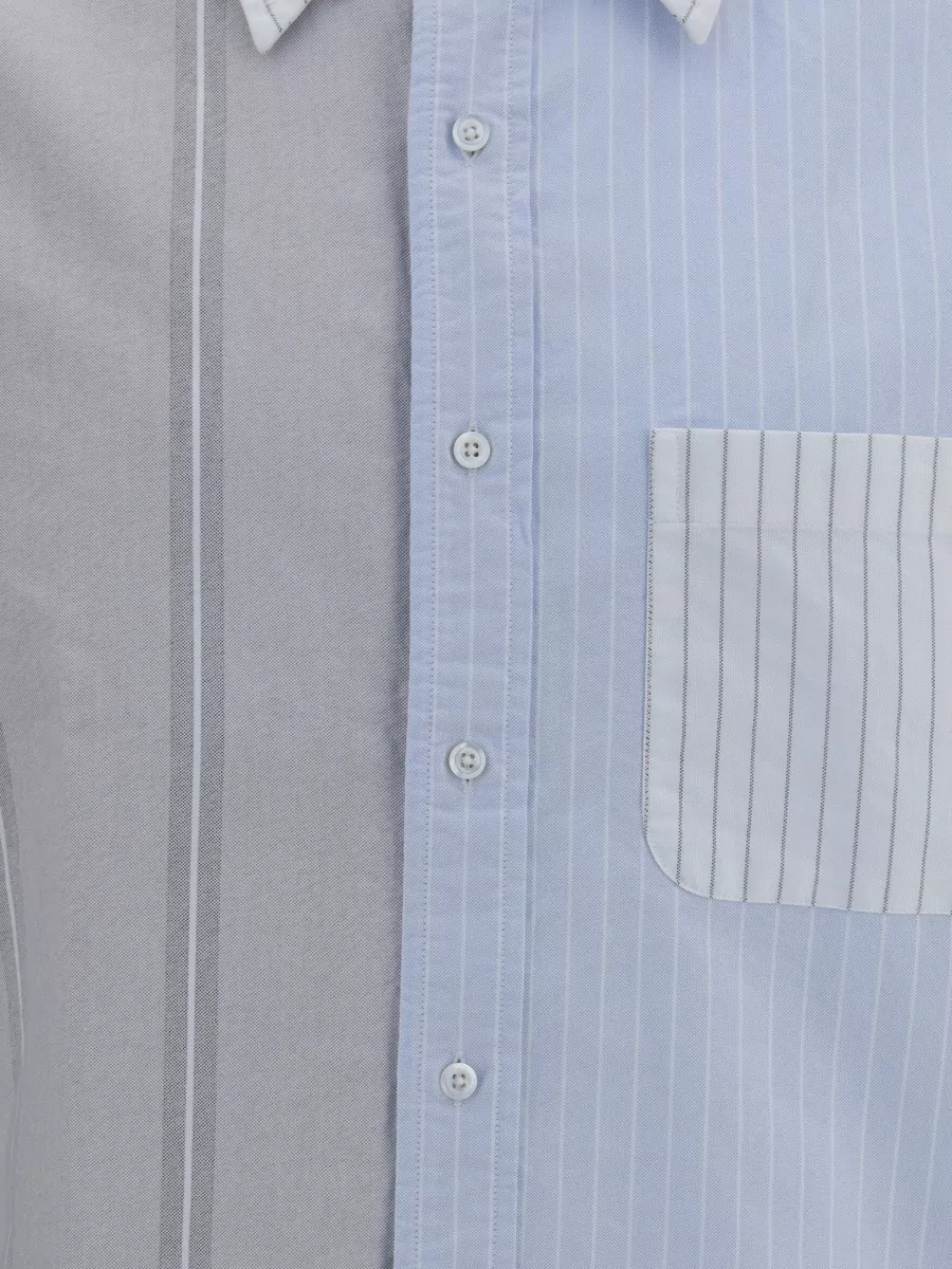 Thom Browne Striped Cotton Oxford Shirt