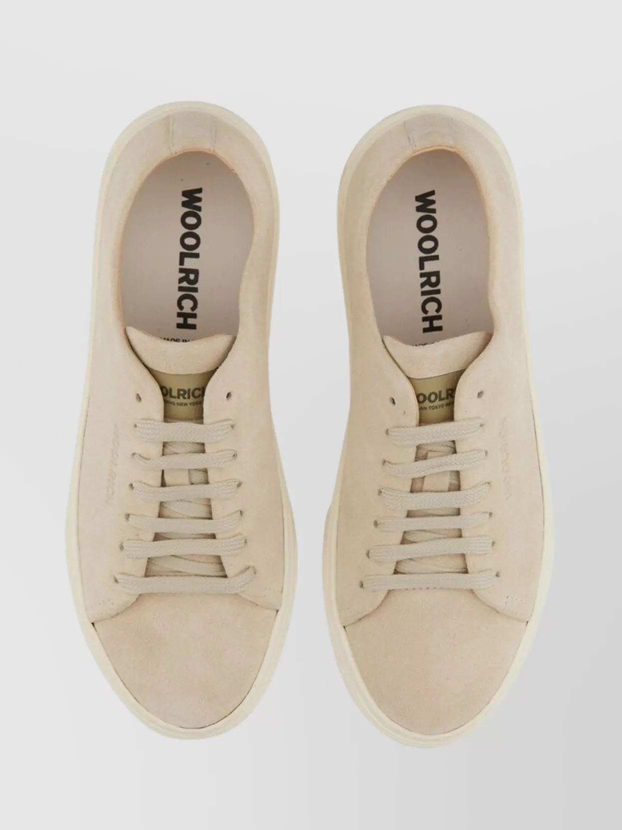 Woolrich Suede Low-Top Rubber Sole Sneaker