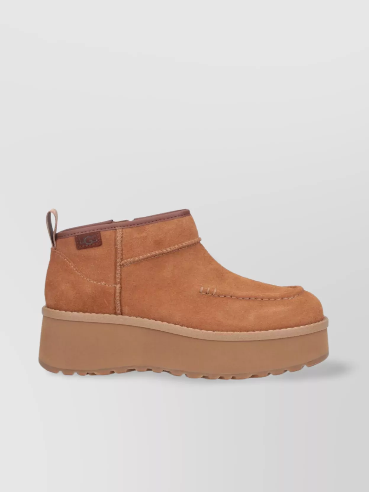 Shop Ugg Ankle Boots High-heeled Platform Sole