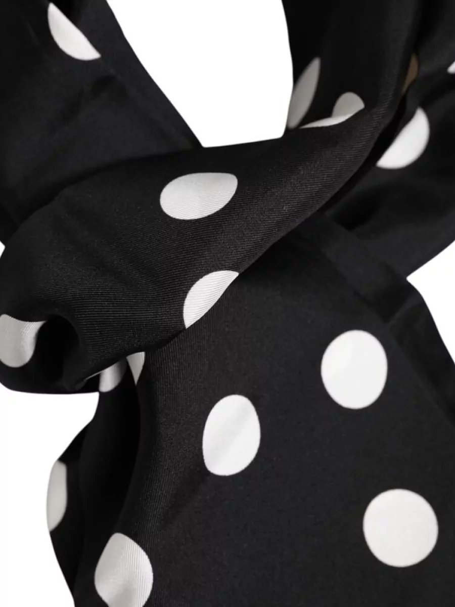 Dolce&Gabbana Silk Polka-Dot Scarf