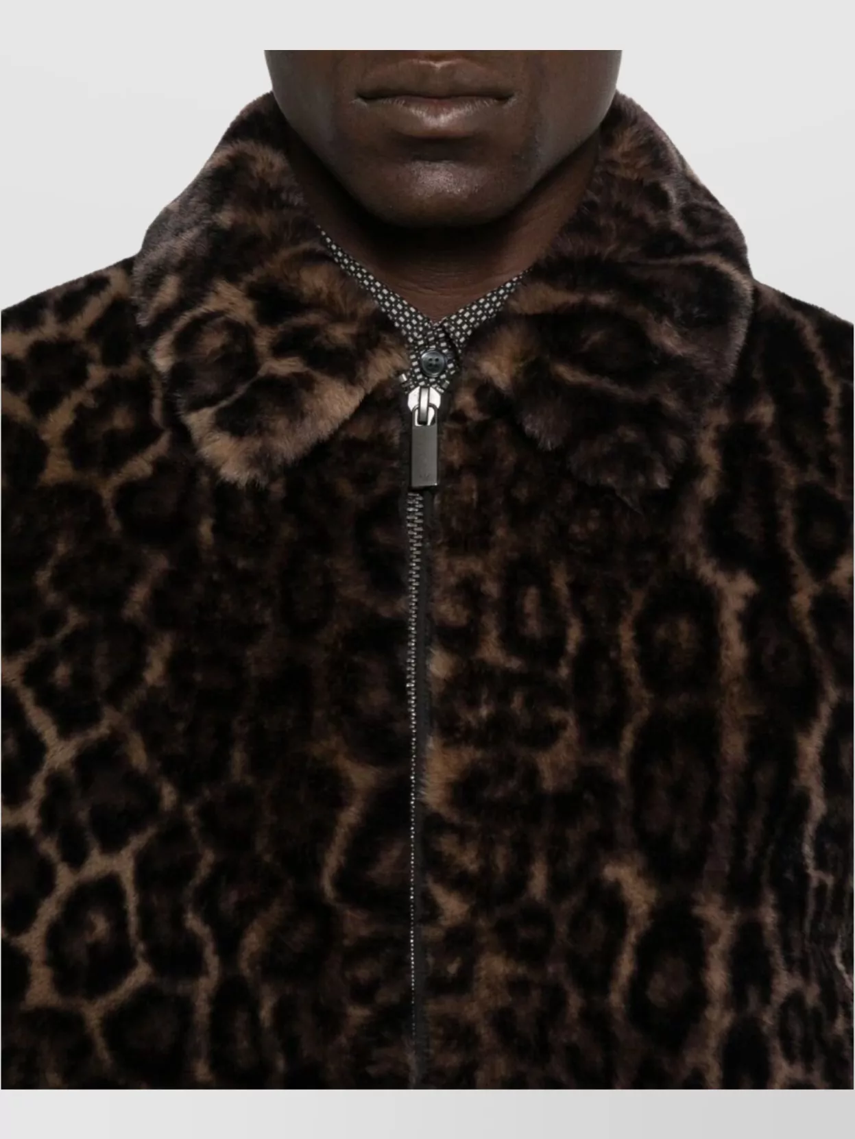 Emporio Armani Stylish Short Jacket Animal Print