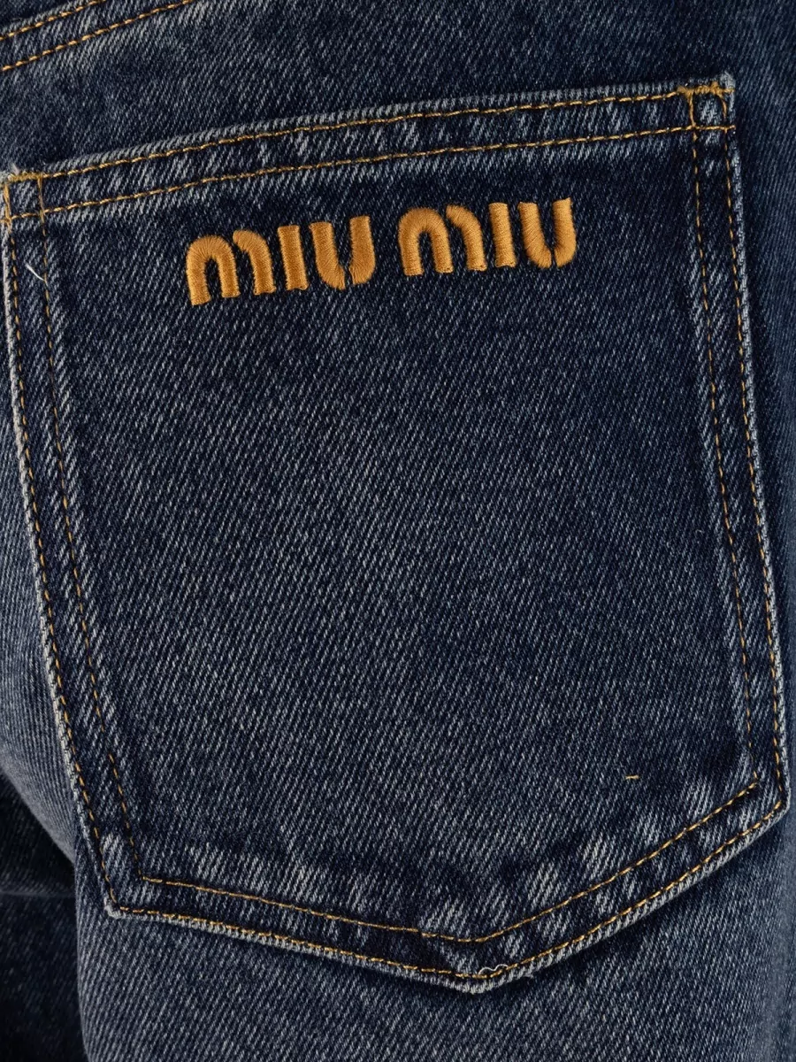 Miu Miu Denim Straight-Leg Jeans